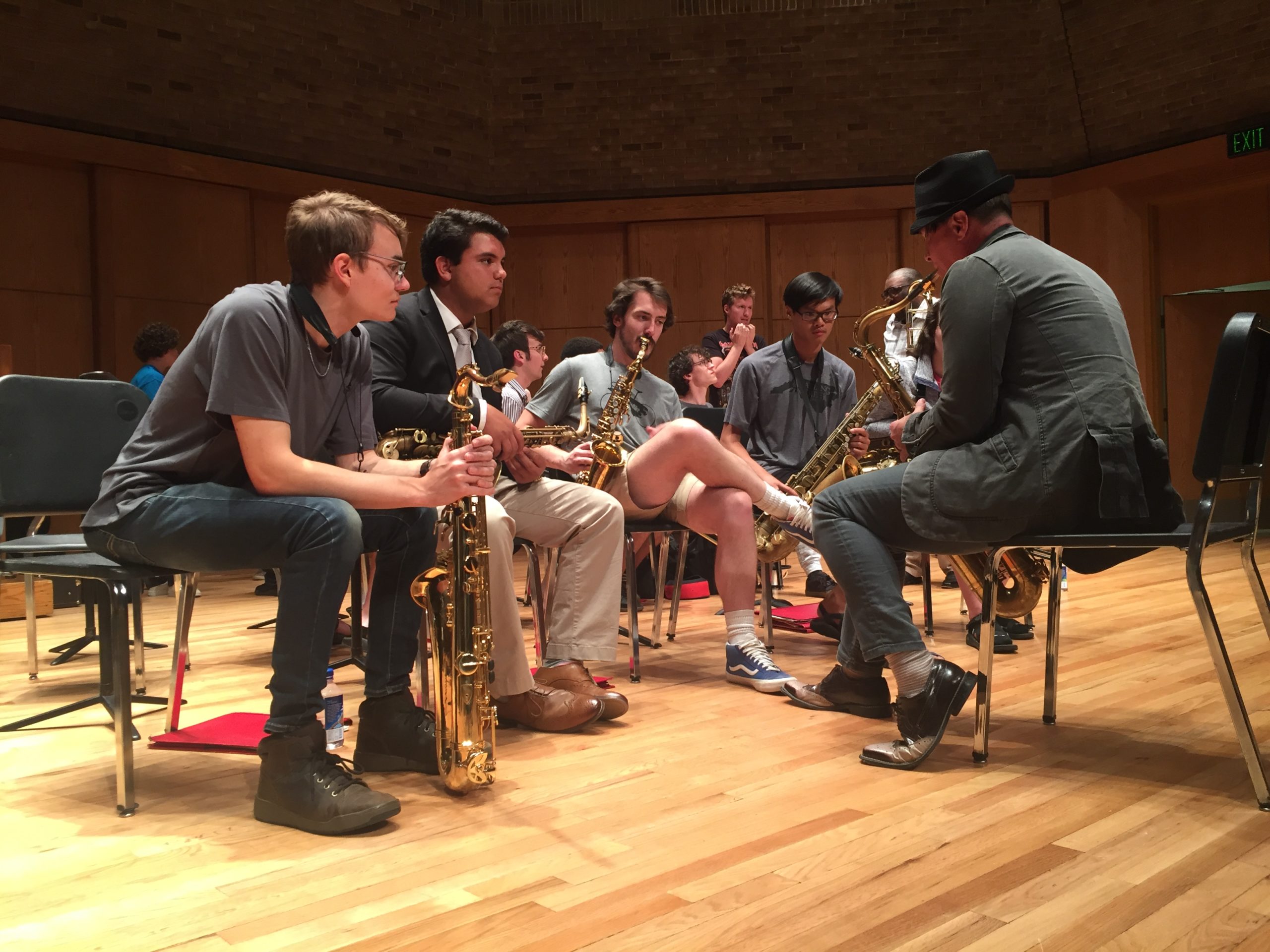 Preservation Hall Jazz Band class visit, 2019