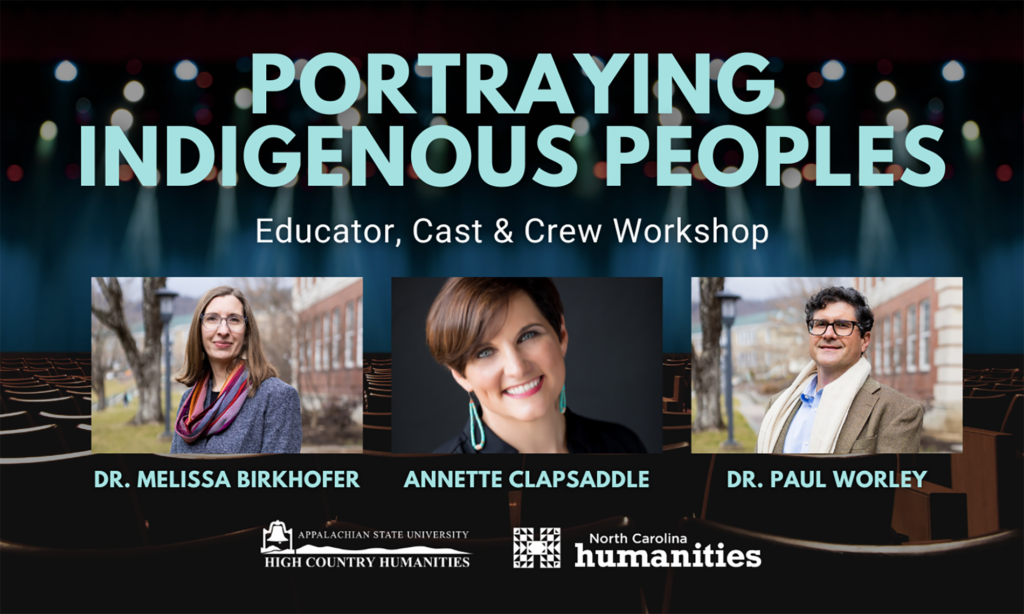 Portraying Indigenous Peoples: Educator, Cast and Crew Workshop